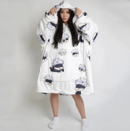 Satoru Gojo Blanket Hoodie