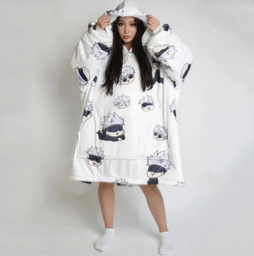 Satoru Gojo Blanket Hoodie